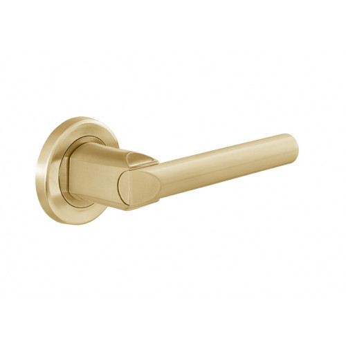 Aldaba Innova Modern Lever Door Handles in Satin Brass Door handles