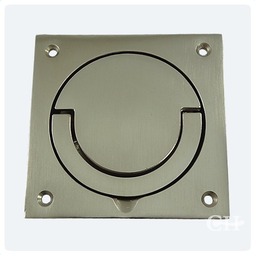 Croft 1812 1813 Squash Court Ring Flush Handle in Brass Bronze Chrome