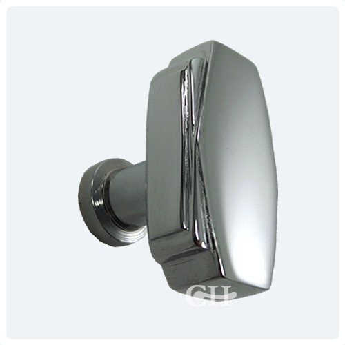 Croft 7006 Art Deco Cupboard Door Knobs In Chrome or Nickel from