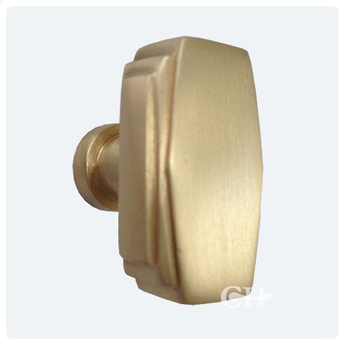 Croft 7006 Art Deco Cupboard Door Knobs In Brass or Bronze finishes