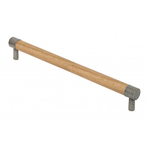 Finesse BH021 BH022 BH023 Milton Pewter And Oak Cupboard Pull Handles