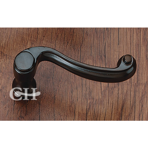British Handmade Scroll Lever Handles in Nickel Chrome Brass