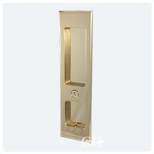 Pocket Door Flush Pull Handles in Chrome, Nickel, Brass and Bronze