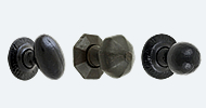 Modern & Traditional Black Mortice Door Knobs