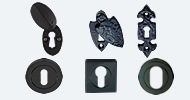 Modern & Traditional Black Escutcheons