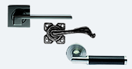 Modern & Traditional Black Handles On Rose