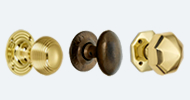 Brass and Bronze Mortice Door Knobs