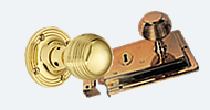 Brass and Bronze Rim Door Knobs