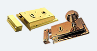 Brass and Bronze Rim Locks