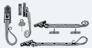 Pewter Window Hardware