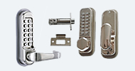 Stainless Steel & Chrome Digital Locks