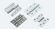 Door Hinges Stainless Nickel & Chrome