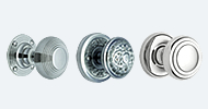 Stainless Steel & Chrome Mortice Door Knobs