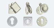 Stainless Steel Nickel & Chrome Escutcheons