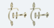 Nickel & Chrome Thumb Latches