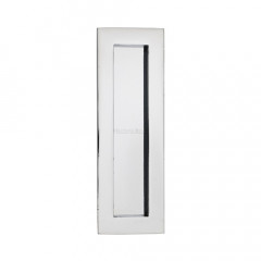 175mm Sliding or Pocket Door Flush Pulls Polished Chrome