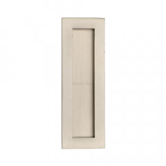 175mm Sliding or Pocket Door Flush Pulls Satin Nickel