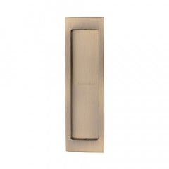197mm Pocket Door Flush Pulls Antique Brass