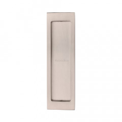 197mm Pocket Door Flush Pulls Satin Nickel