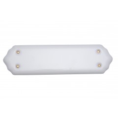 White Porcelain Finger Plate or Push Plate.