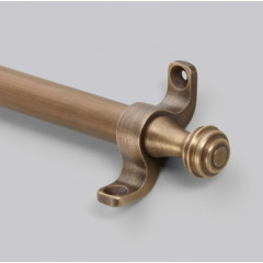 Reeded in Light Antique Brass