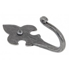 Ornate Fleur de Lys Door Hook  4 1/2 Inch
