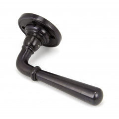 Anvil Newbury Bronze Lever Handles On Rose