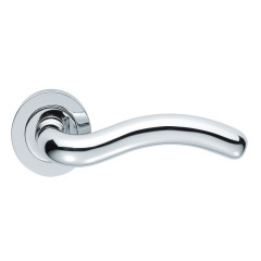 squiggle lever handles chrome