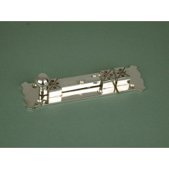 arts and crafts door bolt nickel