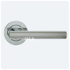 Calla Lever On Rose Polished Chrome