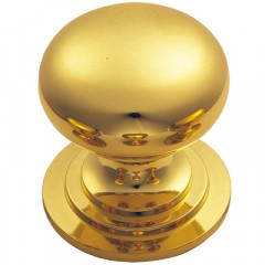 Polished Brass Cupboard Knob