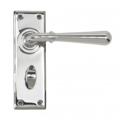 Anvil Regency Chrome Newbury Lever Handles On Bathroom Backplate