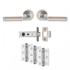 Dual Satin Nickel/Polished-Chrome