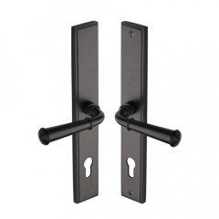 Colonial Multipoint Lever Handles 92mm in Matt Bronze