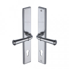 Colonial Multipoint Lever Handles 92mm in Satin Chrome