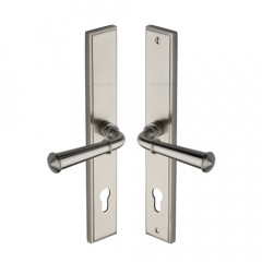 Colonial Multipoint Lever Handles 92mm in Satin Nickel