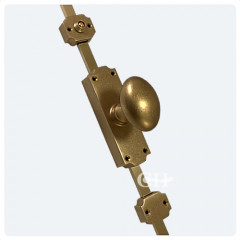 Aged Brass with Locking