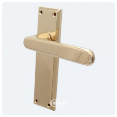 Polished Brass Plain Latch