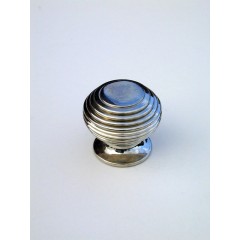 small beehive cupboard knob brass