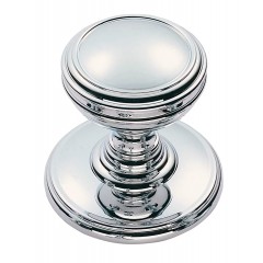 traditional chrome cupboard knob