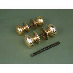 large version cottage door knobs brass
