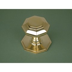 centre door knob brass