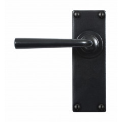 Stonebridge Padstow Hand Forged Black Levers On Plain Backplate