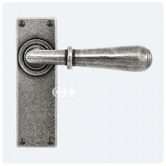 Finesse Design Fenwick Lever Handles on Plain Backplate