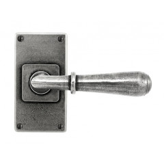 Finesse Pewter Fenwick Handles on Jesmond Plain Backplate
