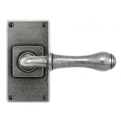 Finesse Pewter Derwent Handles on Jesmond Plain Backplate