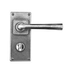 Finesse Design Pewter Tunstall Lever Handles on Jesmond Backplate