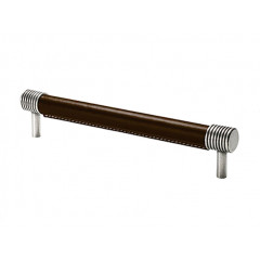 Finesse Jarrow Pewter & Leather Cupboard Pull Handles