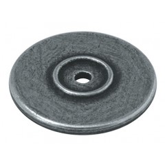 Finesse Pewter Cabinet Door Knob Base Roses