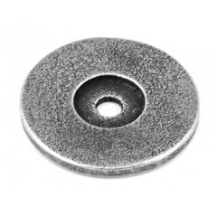 Finesse Pewter Cabinet Door Knob Base Roses